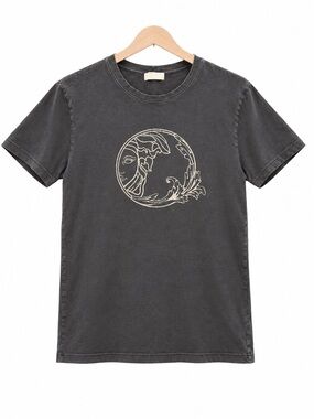 VERSACE Collection Men Medusa Head Outline Graphic tee large